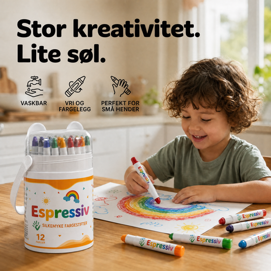 Vaskbare twistfargestifter